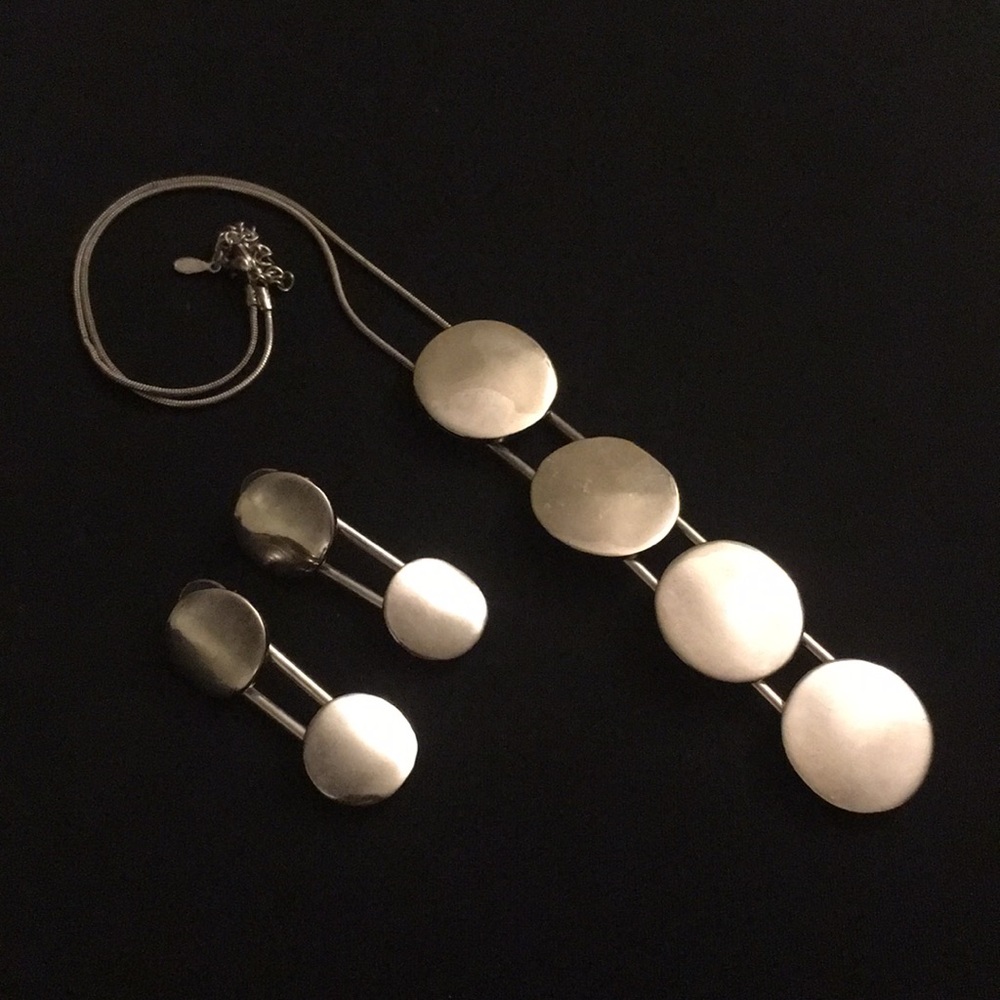 Statement Necklace Earrings Set - image 1